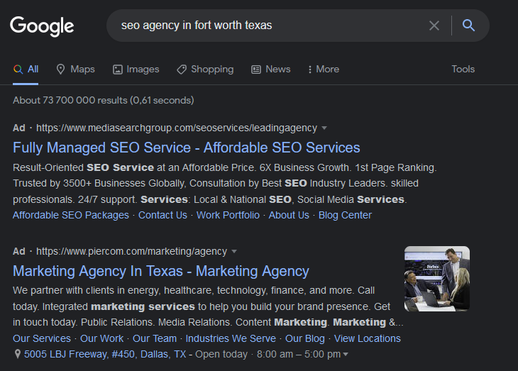 SEO-Agentur in Fort Worth Texas